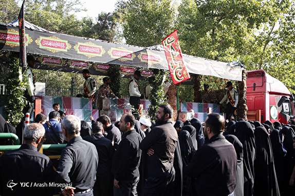 وداع با 135 شهید گلگون کفن در ایام سوگواری سیدالشهدا (ع)
