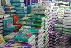 کشف و ضبط 590 بسته پوشک بچه از یک خودرو در زنجان