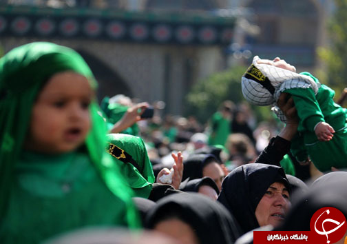 آیینی به یاد به یاد کوچک&zwnj;ترین سرباز اباعبدالله الحسین (ع)