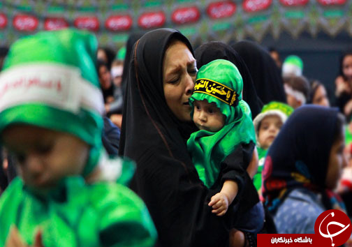 آیینی به یاد به یاد کوچک&zwnj;ترین سرباز اباعبدالله الحسین (ع)