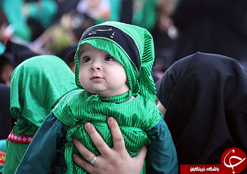 آیینی به یاد به یاد کوچک&zwnj;ترین سرباز اباعبدالله الحسین (ع)