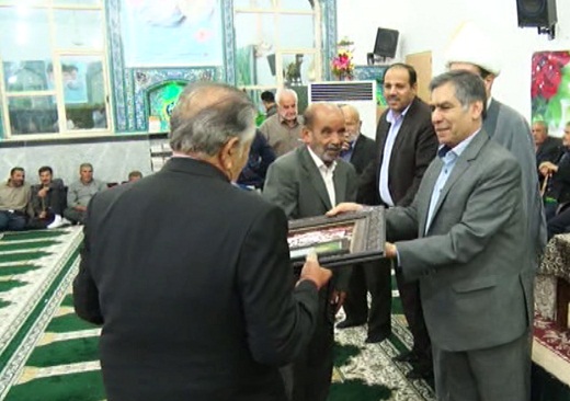 از خادمان حسینی و پیر غلامان در شهرستان ساوه تجلیل شد.