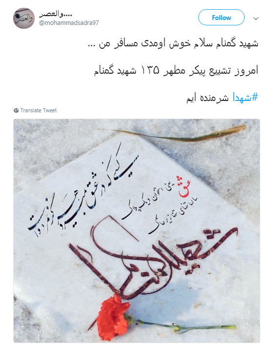 استقبال کاربران از مهمانان امروز تهران با هشتگ #شهدا +تصاویر