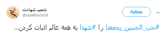استقبال کاربران از مهمانان امروز تهران با هشتگ #شهدا +تصاویر