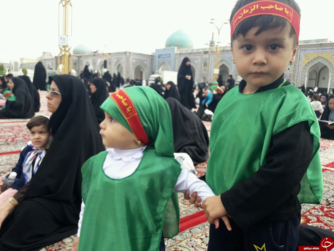 باشکوه&lrm;ترین محفل شیرخوارگان حسینی در حرم مطهر رضوی آغاز شد