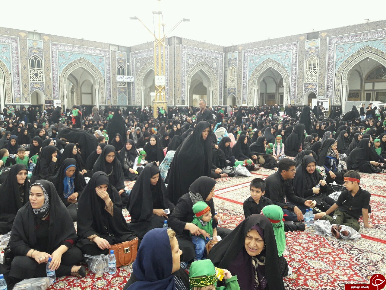 باشکوه&lrm;ترین محفل شیرخوارگان حسینی در حرم مطهر رضوی آغاز شد+تصاویر
