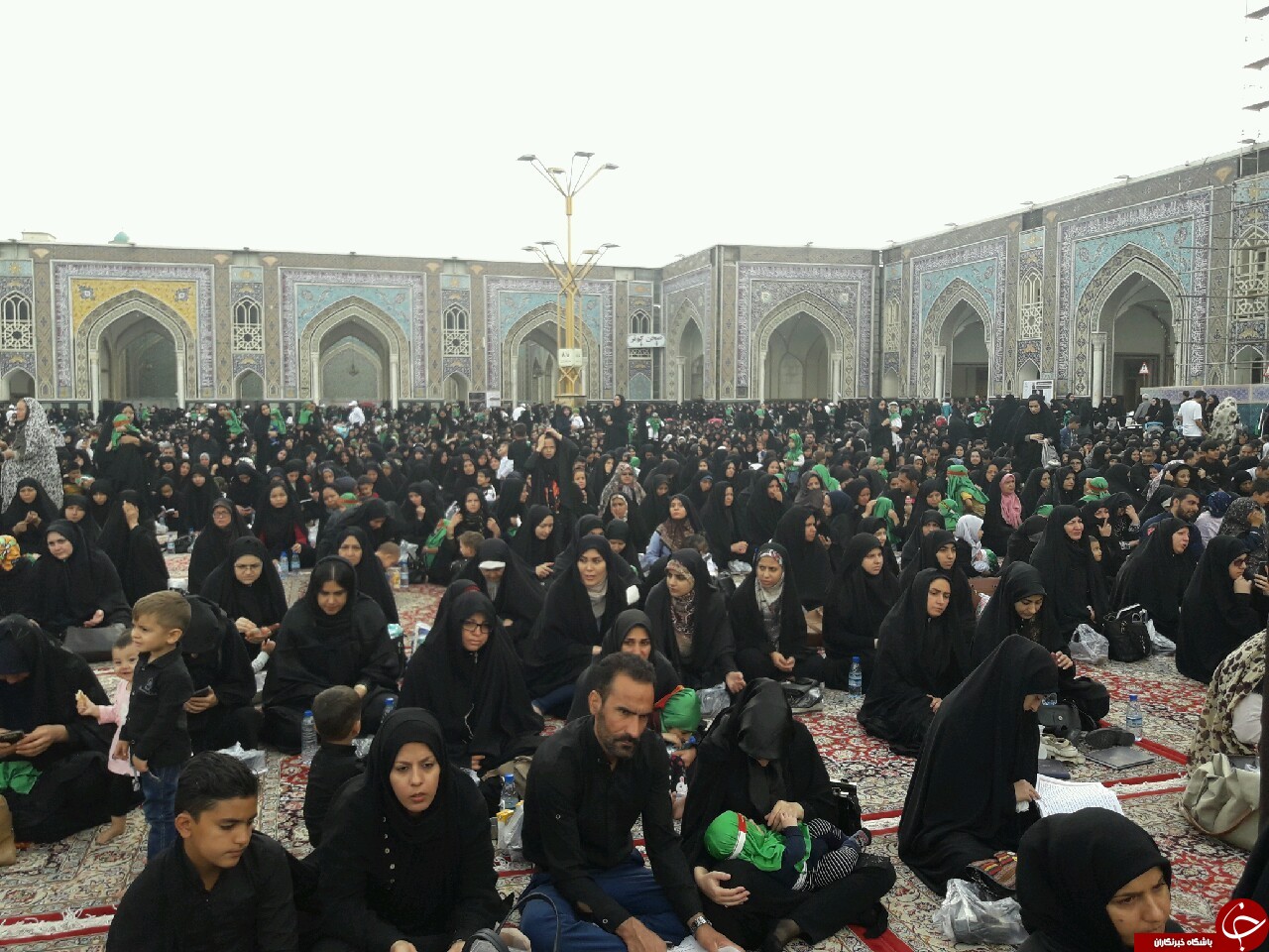 باشکوه&lrm;ترین محفل شیرخوارگان حسینی در حرم مطهر رضوی آغاز شد+تصاویر
