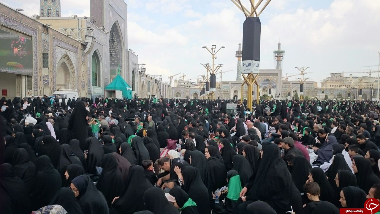 باشکوه&lrm;ترین محفل شیرخوارگان حسینی در حرم مطهر رضوی آغاز شد+تصاویر
