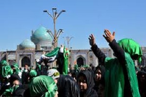 محفل شیرخوارگان حسینی در حرم مطهر رضوی + فیلم