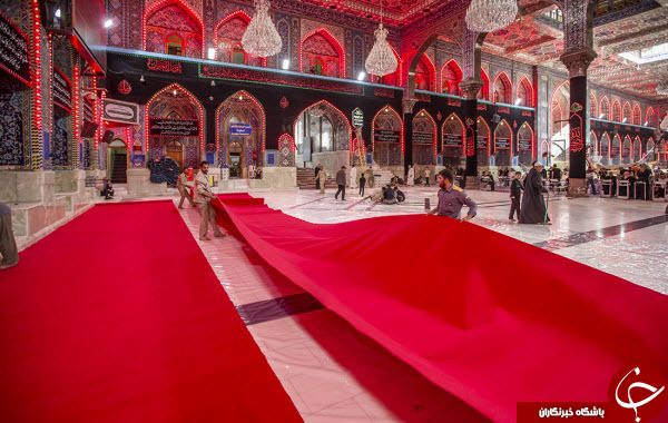 تصاویری ناب از حال و هوای حرم مطهر امام حسین&zwnj;(ع) در ایام محرم+عکس