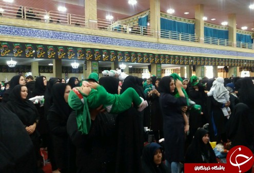 برپایی همایش شیرخوارگان حسینی در نقاط مختلف آذربایجان غربی +تصاویر