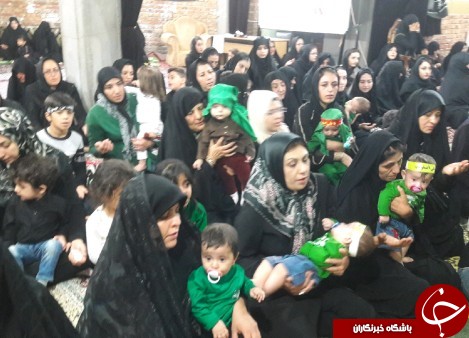 برپایی همایش شیرخوارگان حسینی در نقاط مختلف آذربایجان غربی +تصاویر