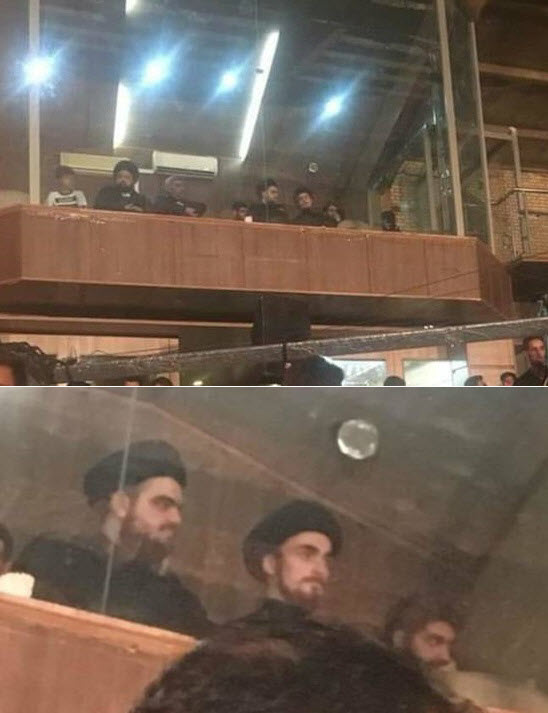 تصویری از فرزند سید حسن خمینی در هیئت که حاشیه ساز شد