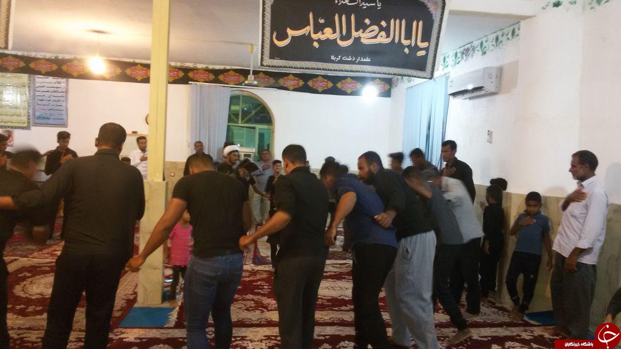 تصاویری از مراسم سینه&zwnj;زنی در روستای میانده