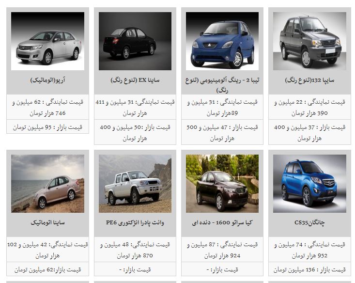 آخرین قیمت خودرو در بازار امروز/قیمت خودرو افزایش یافت
