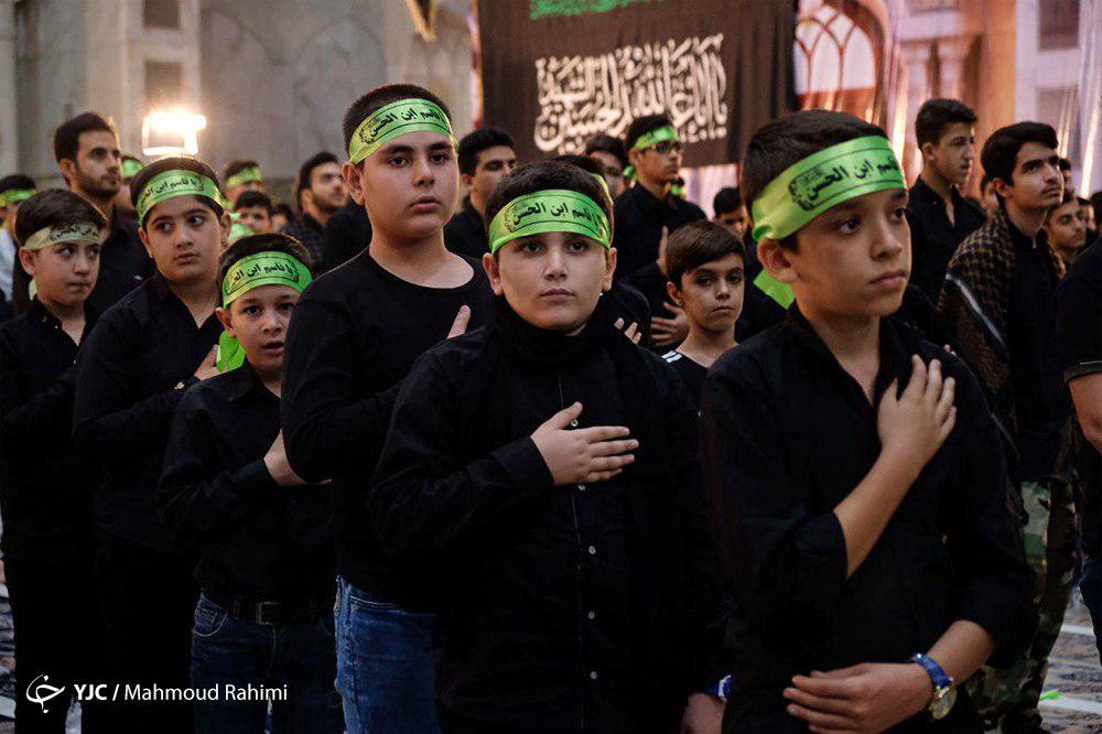 گرامیداشت مقام حضرت قاسم بن الحسن (ع) با حضور پرشور نوجوانان حسینی