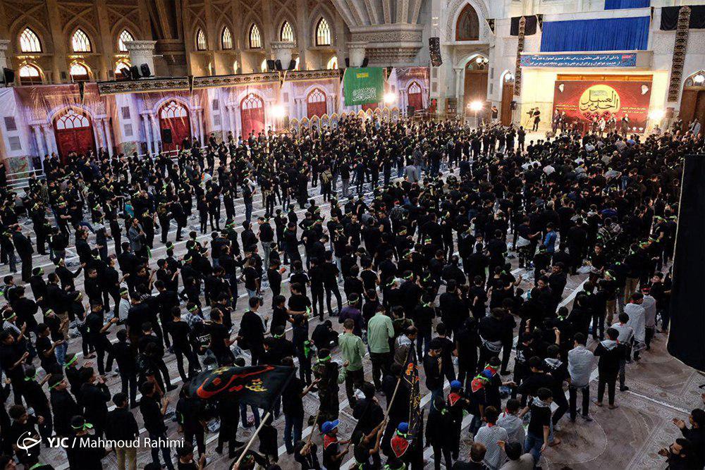 گرامیداشت مقام حضرت قاسم بن الحسن (ع) با حضور پرشور نوجوانان حسینی