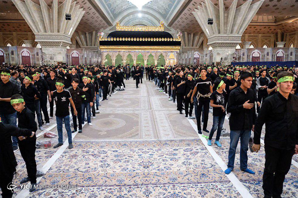گرامیداشت مقام حضرت قاسم بن الحسن (ع) با حضور پرشور نوجوانان حسینی