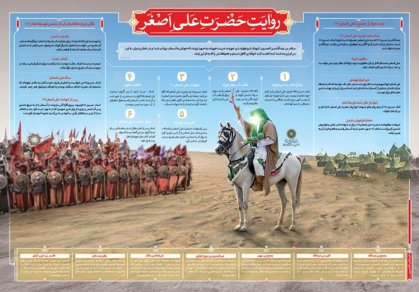 زندگی طفل شش ماهه امام حسین&zwnj;(ع) در یک نگاه+اینفوگرافیک