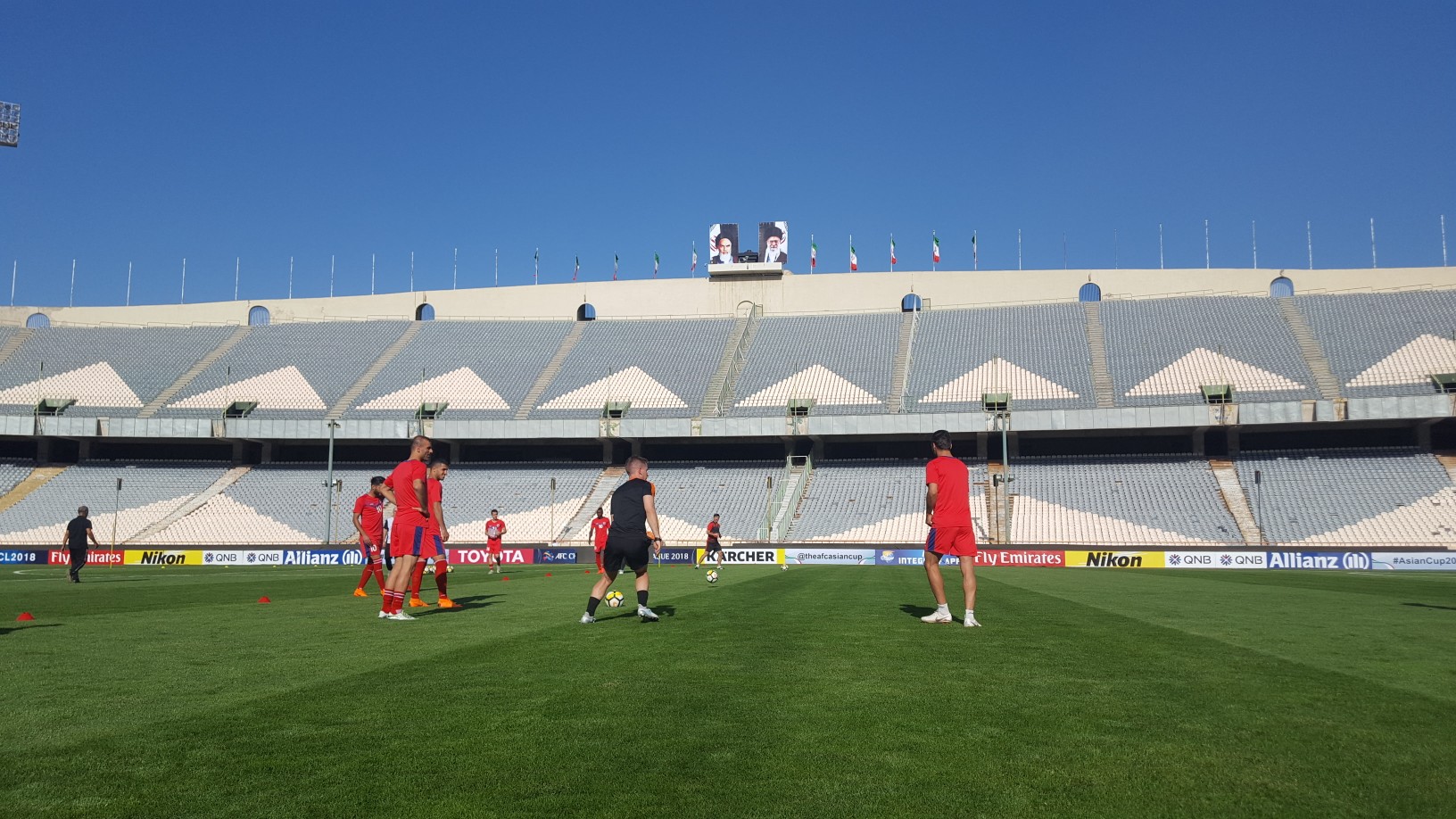 تمرین پرسپولیس پیش از دیدار با الدحیل برگزار شد