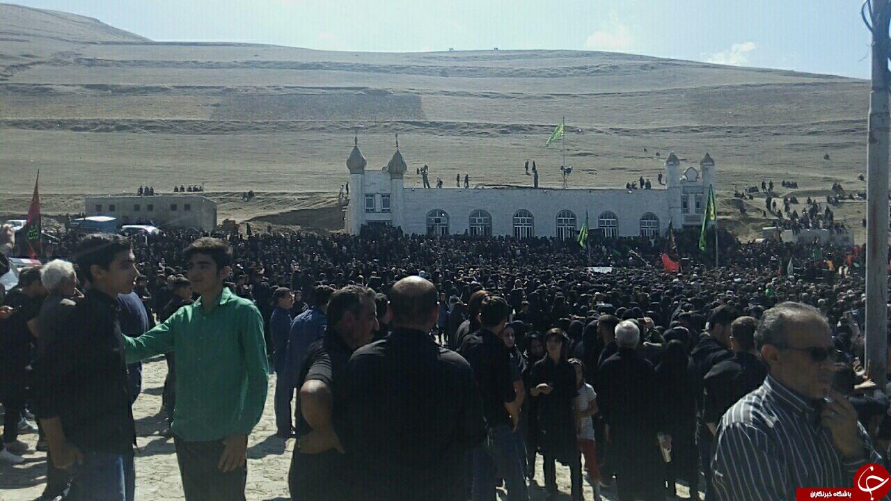 عزاداران حسینی در روستای اینی + تصاویر