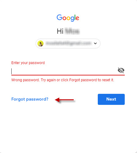 بازیابی رمز عبور