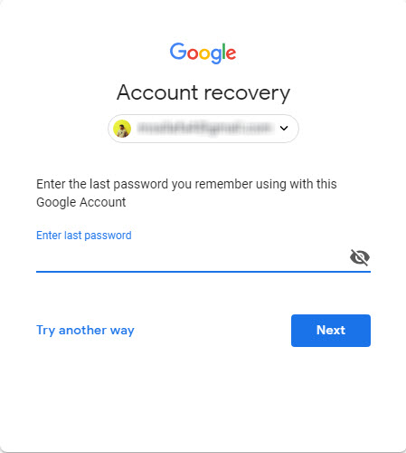 بازیابی رمز عبور