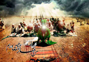 نماز ظهر عاشورا اقامه می‌شود