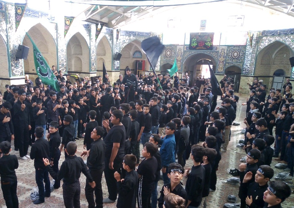 استان مرکزی در سوگ طفل شهید کربلا