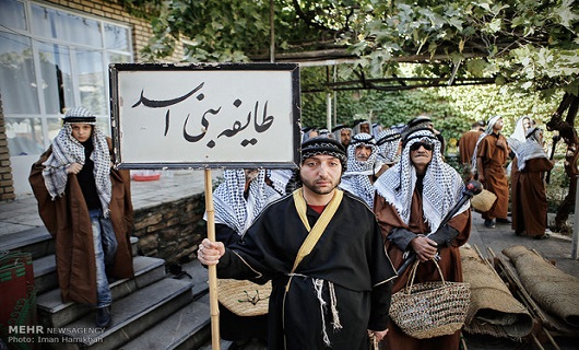از رسم دیرینه هیئات مذهبی تا نمایش کاروان شترسواردرسوم عاشورا