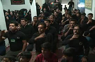عزاداری عاشقان خاموش امام حسین(ع) + فیلم