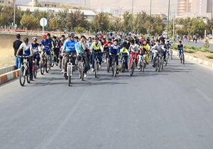همایش دوچرخه سواری در مهاباد
