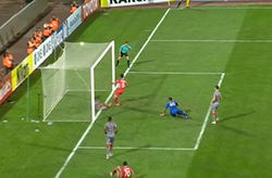 واکنش جالب مجری بین اسپورت قطر به گل سوم پرسپولیس به الدحیل + فیلم