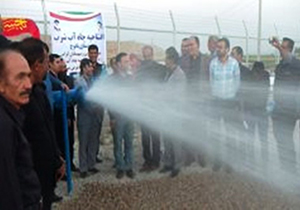 افتتاح ۲ طرح آبرسانی روستایی در داراب