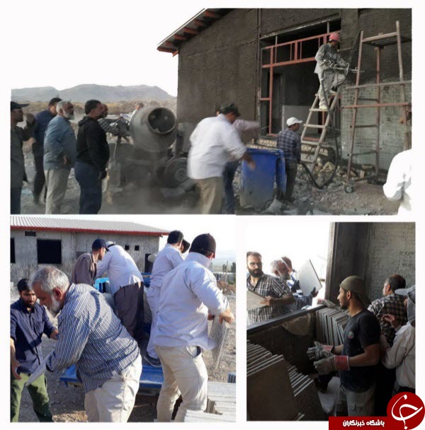 حضور سردار نقدی در عملیات بازسازی مناطق زلزله&zwnj;زده کرمانشاه+عکس