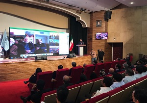 افتتاح همزمان پروژه‌های آموزشی، بهداشتی و درمانی در شهرستانهای یزد