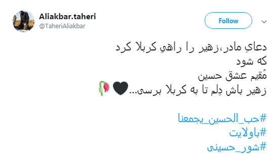 #شور_حسینی در سایه #ولایت+تصاویر