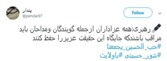 #شور_حسینی در سایه #ولایت+تصاویر