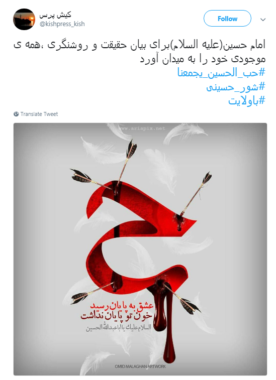 #شور_حسینی در سایه #ولایت+تصاویر