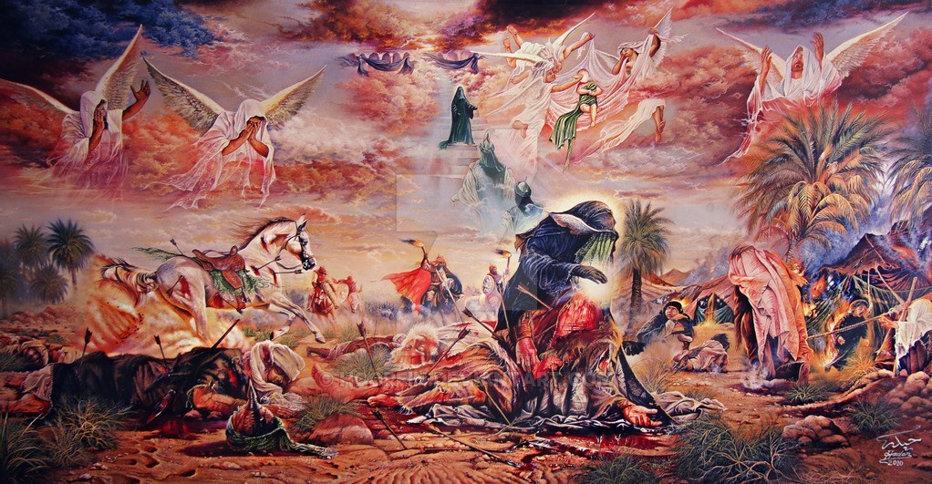 تصاویری از بازنمایی واقعه عاشورا در آثار هنرمندان ایرانی و خارجی