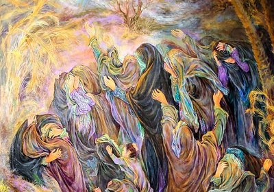 تصاویری از بازنمایی واقعه عاشورا در آثار هنرمندان ایرانی و خارجی