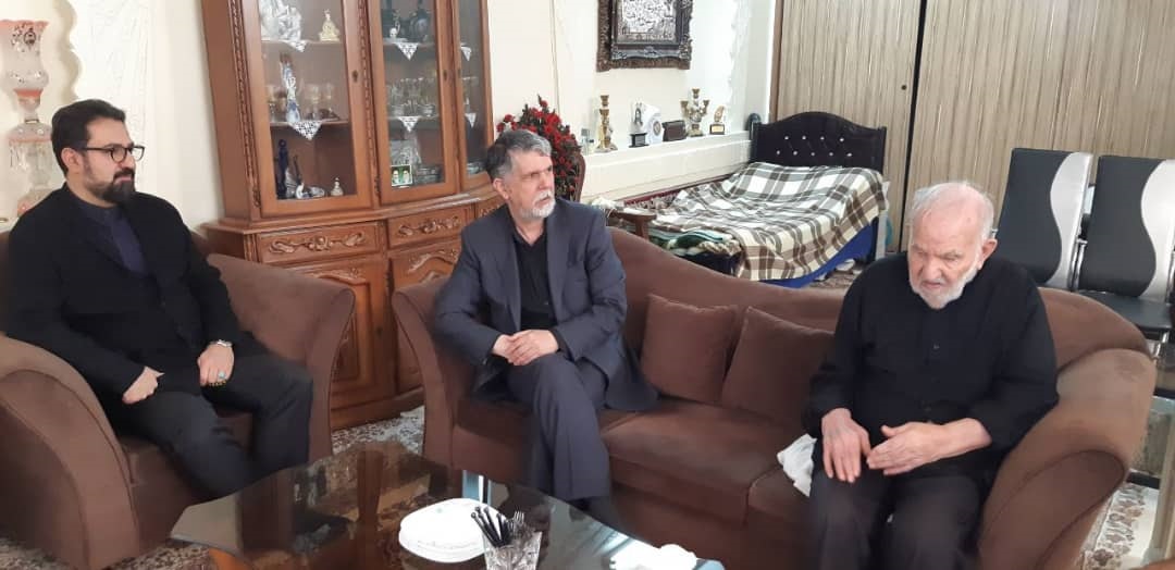 دیدار وزیر فرهنگ و ارشاد اسلامی با پیشکسوت تعزیه