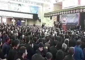 مراسم عزای امام حسین (ع) در ابهر + فیلم