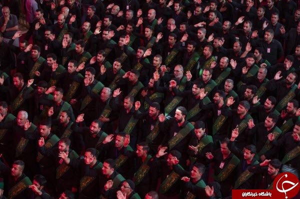 عزاداری مشترک خادمان آستان&zwnj;های مقدس حسینی و عباسی+عکس