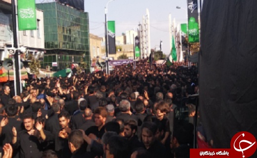 آغاز حرکت دسته عزاداری حسینیه اعظم زنجان/ جلوه&zwnj;های شور و شیدایی زنجانی&zwnj; ها در یوم&zwnj;العباس(ع)