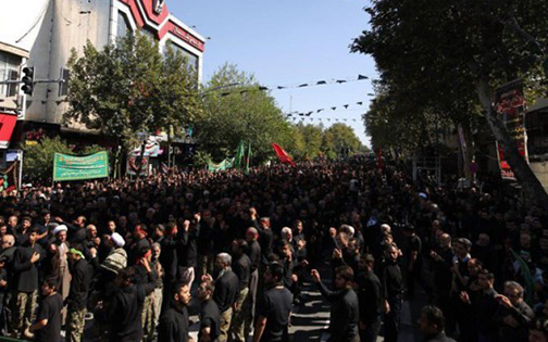 اجتماع متمرکز پرشور عزاداران گرگانی در روز تاسوعا