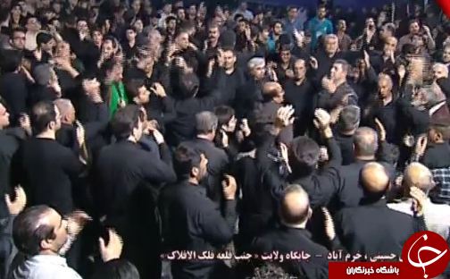 تصاویری از عزاداری مردم خرم آباد در تاسوعای حسینی