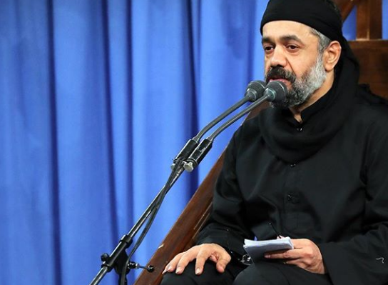 مداحی محمود کریمی در حسینیه امام خمینی (ره)