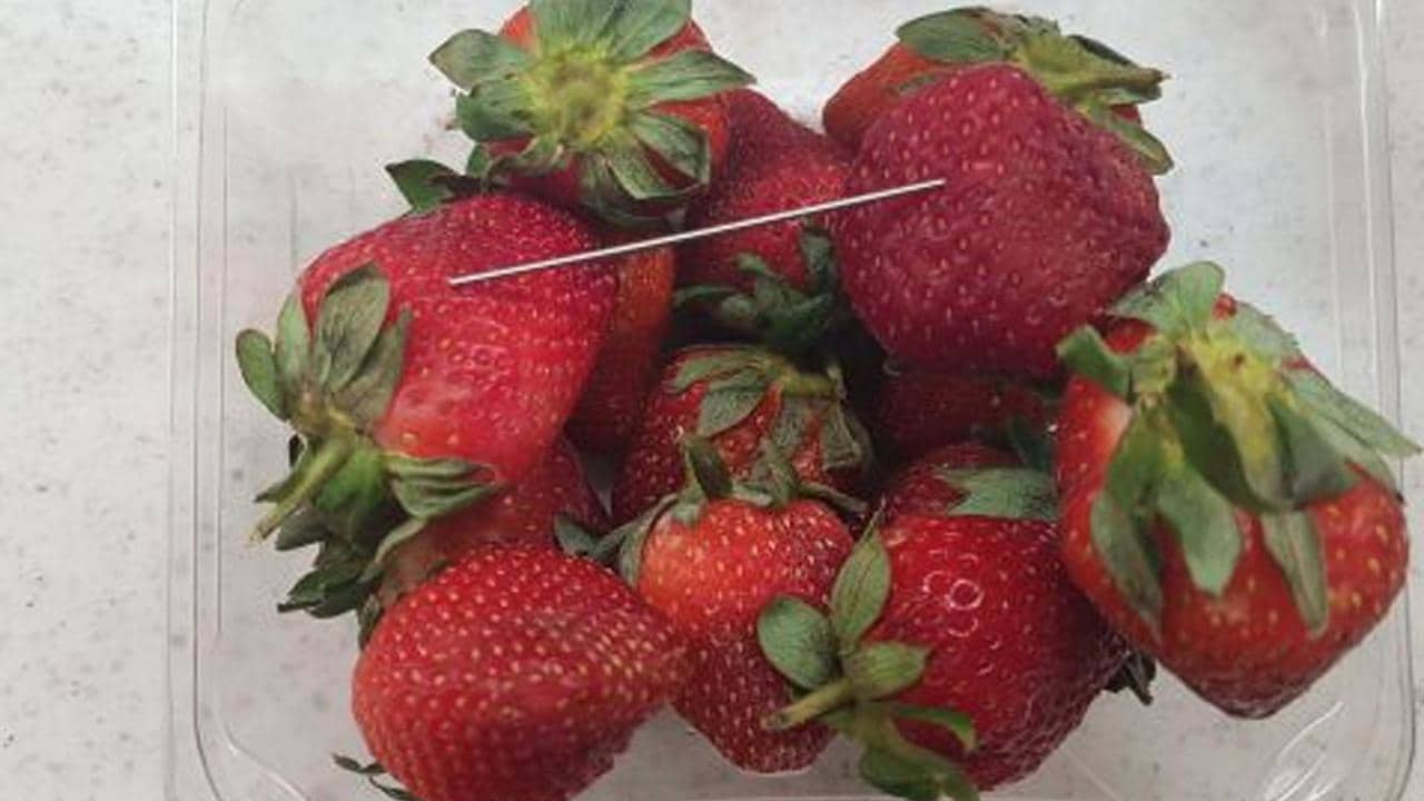 وضع حبس ۱۵ ساله برای جاسازی سوزن در توت فرنگی&zwnj;های استرالیا!+ تصاویر