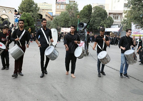 برگزاری مراسم تاسوعا حسینی در کرمانشاه + تصویر